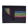 Black Fine Stripe Bamboo Scarf