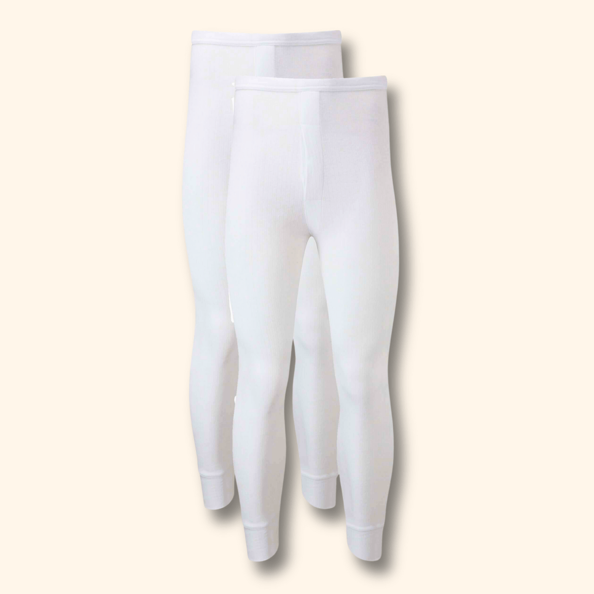 Heatwave Thermalwear Men's Long Johns 2 Pack Brushed Insulated Baselayer Warm Size S-XXL