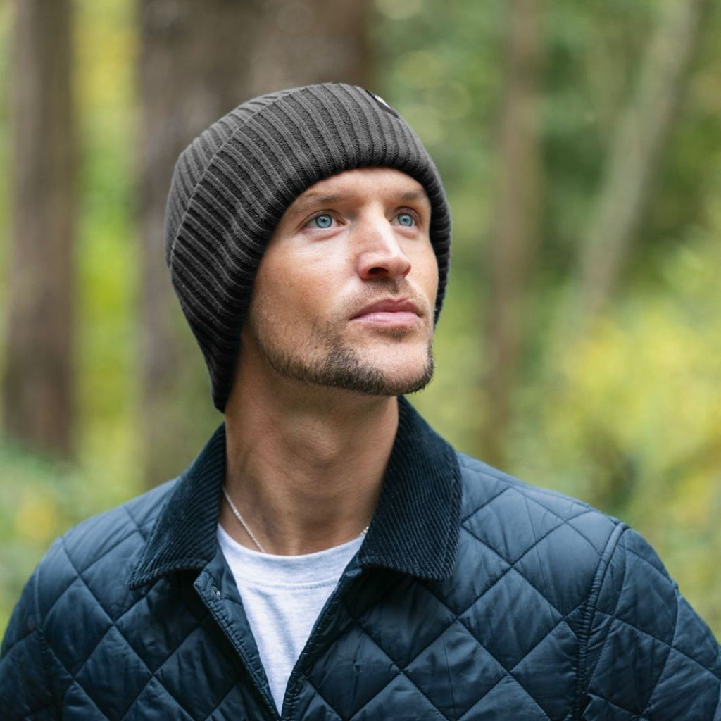 Organic Cotton Beanie - Black