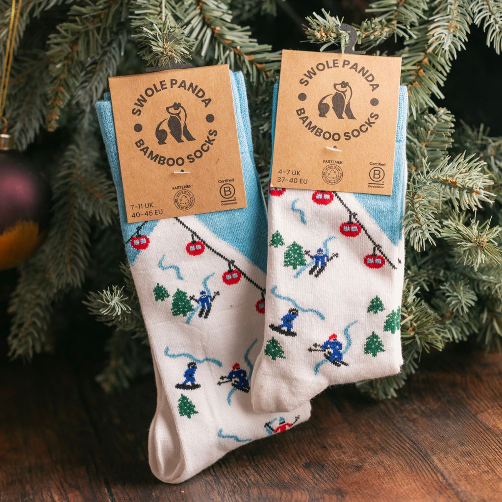 Ski Slope Bamboo Socks