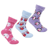 Women's Non Slip Thermal Bed Socks Slipper Socks With Silicone Grips