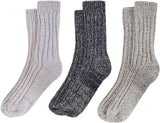 3 Pairs Women's Alpaca Wool Socks Natural Thermal Winter Boot