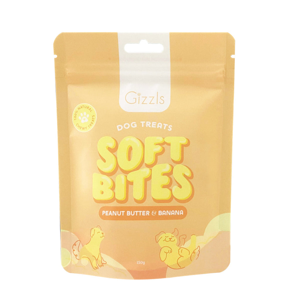 Peanut Butter & Banana Soft Dog Treats (150g)