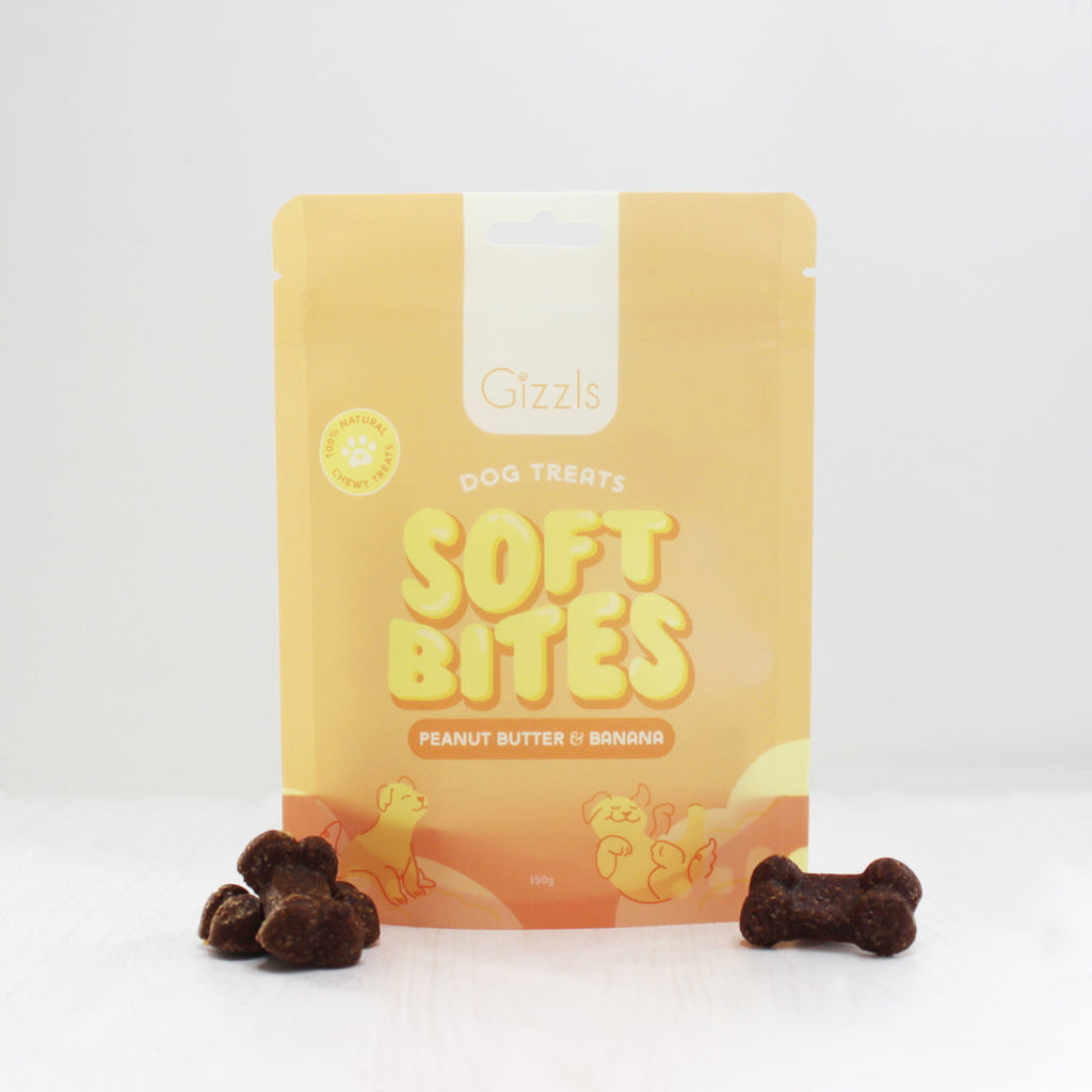 Peanut Butter & Banana Soft Dog Treats (150g)