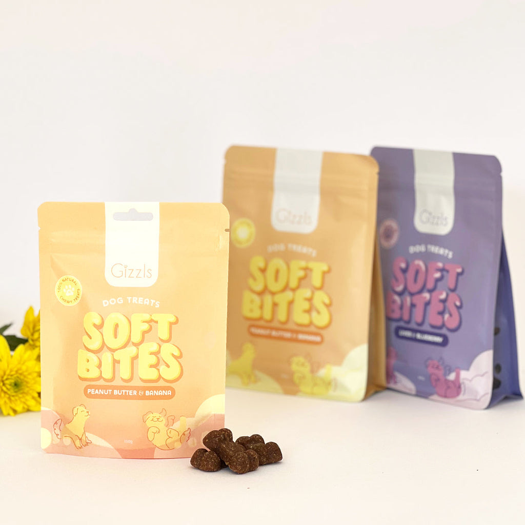 Peanut Butter & Banana Soft Dog Treats (150g)