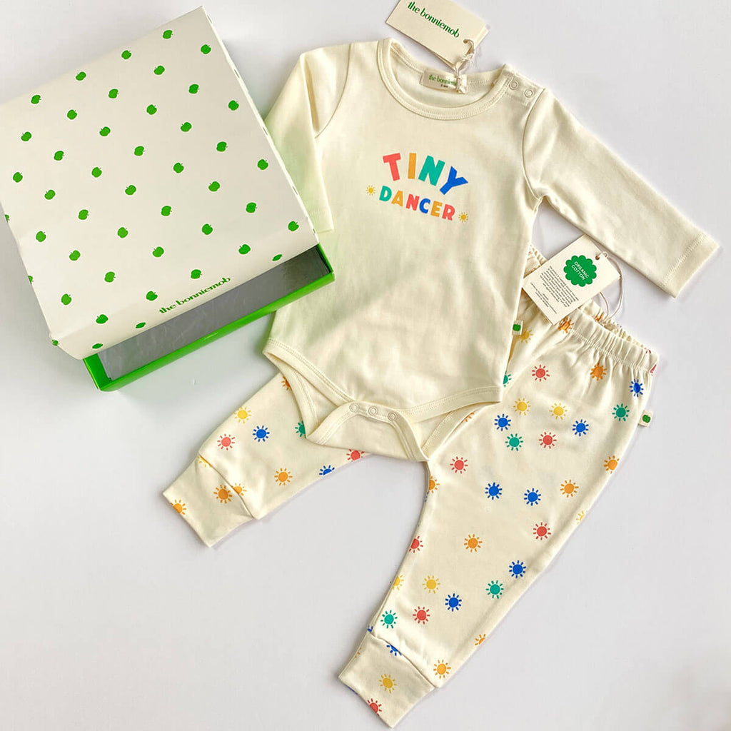 Organic Cotton Baby Bodysuit & Legging Gift Set - Tiny Dancer