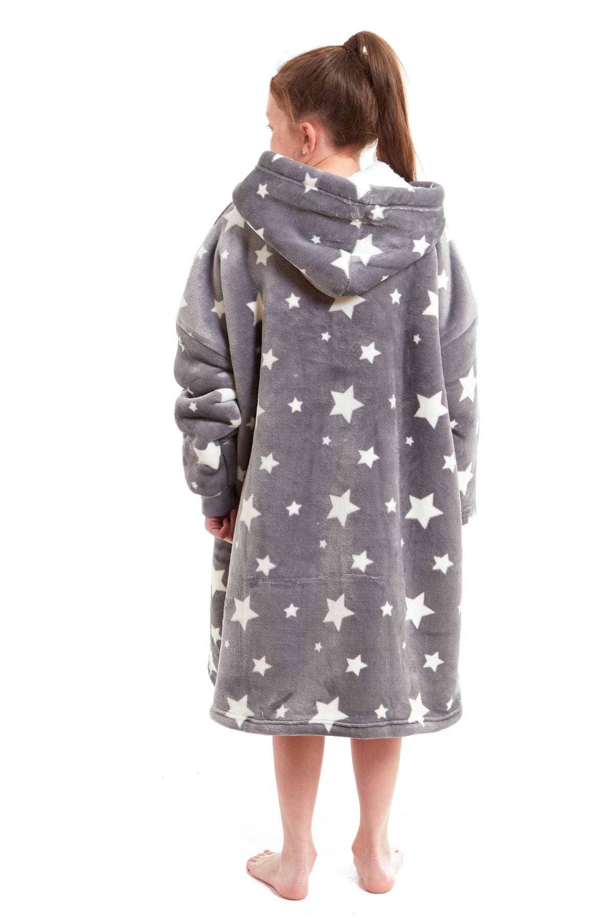 Kids Hoodie Blanket - Oversized Sherpa Fleece Wearable Blanket | OLIVIA ROCCO