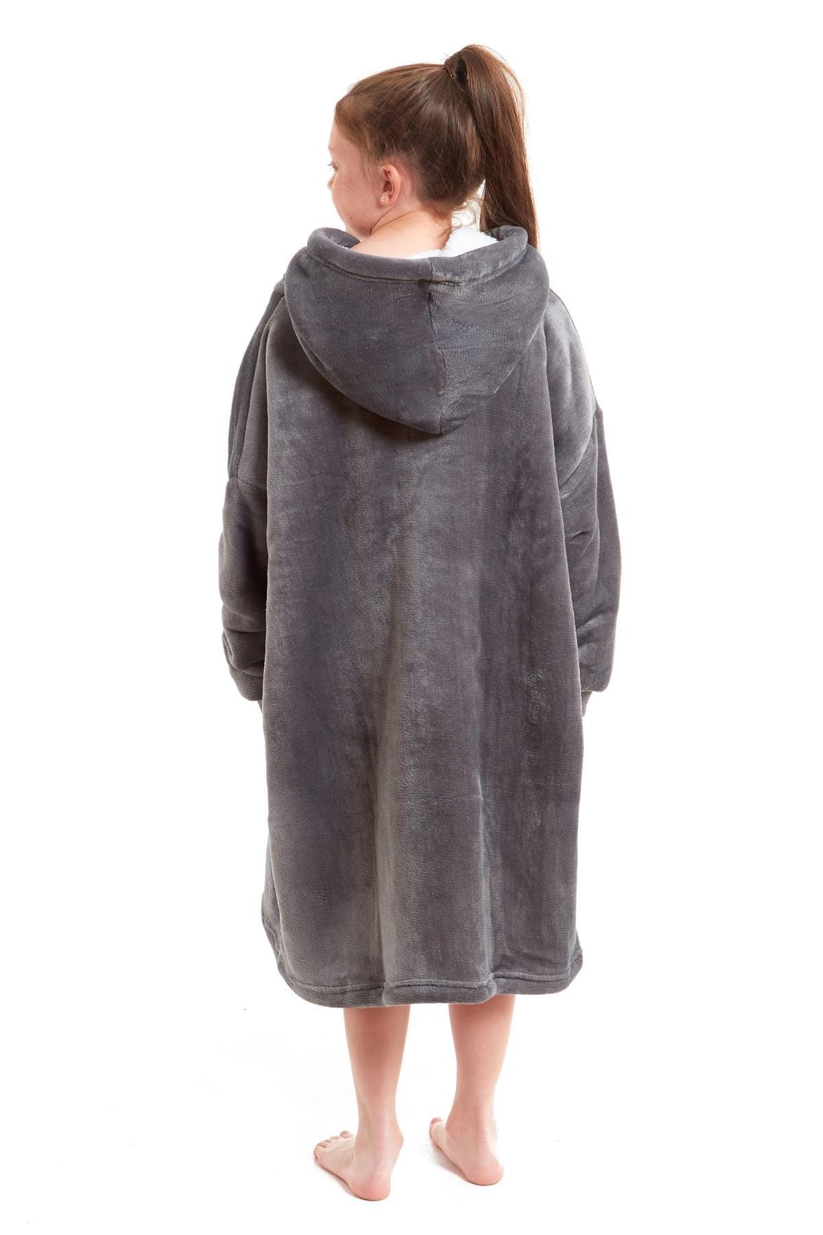 Kids Hoodie Blanket - Oversized Sherpa Fleece Wearable Blanket | OLIVIA ROCCO