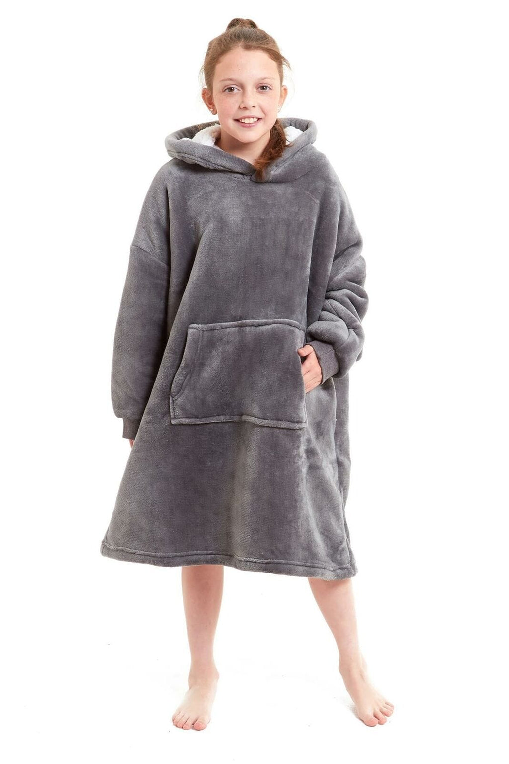 Kids Hoodie Blanket - Oversized Sherpa Fleece Wearable Blanket | OLIVIA ROCCO
