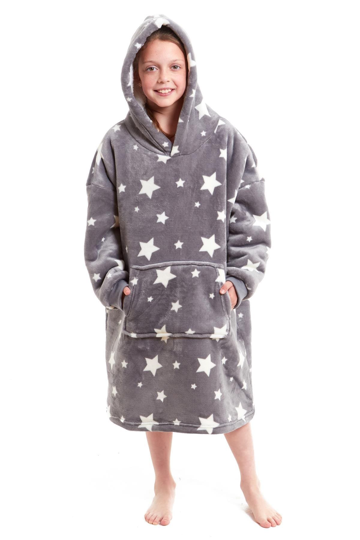 Kids Hoodie Blanket - Oversized Sherpa Fleece Wearable Blanket | OLIVIA ROCCO