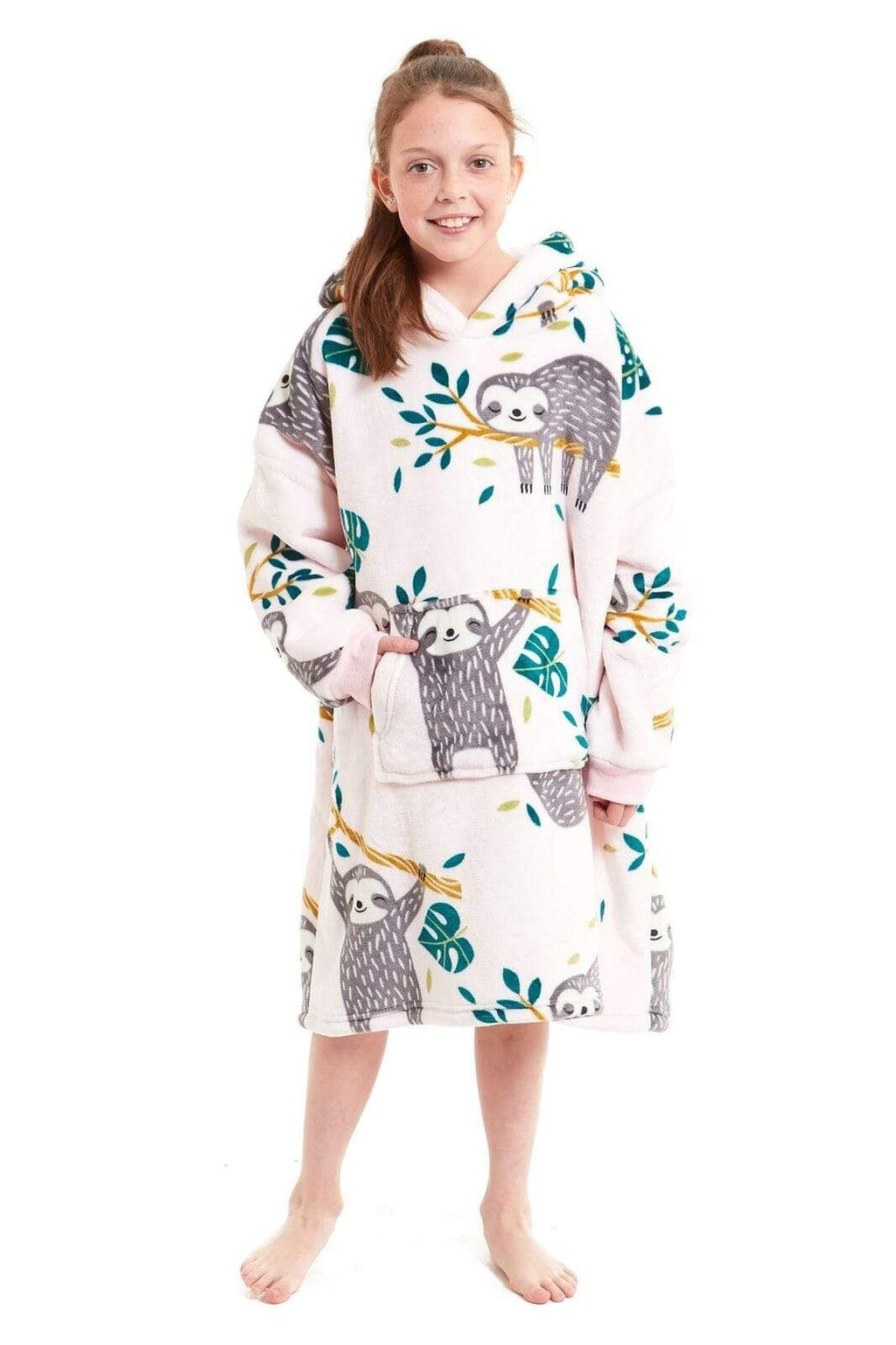 Kids Hoodie Blanket - Oversized Sherpa Fleece Wearable Blanket | OLIVIA ROCCO