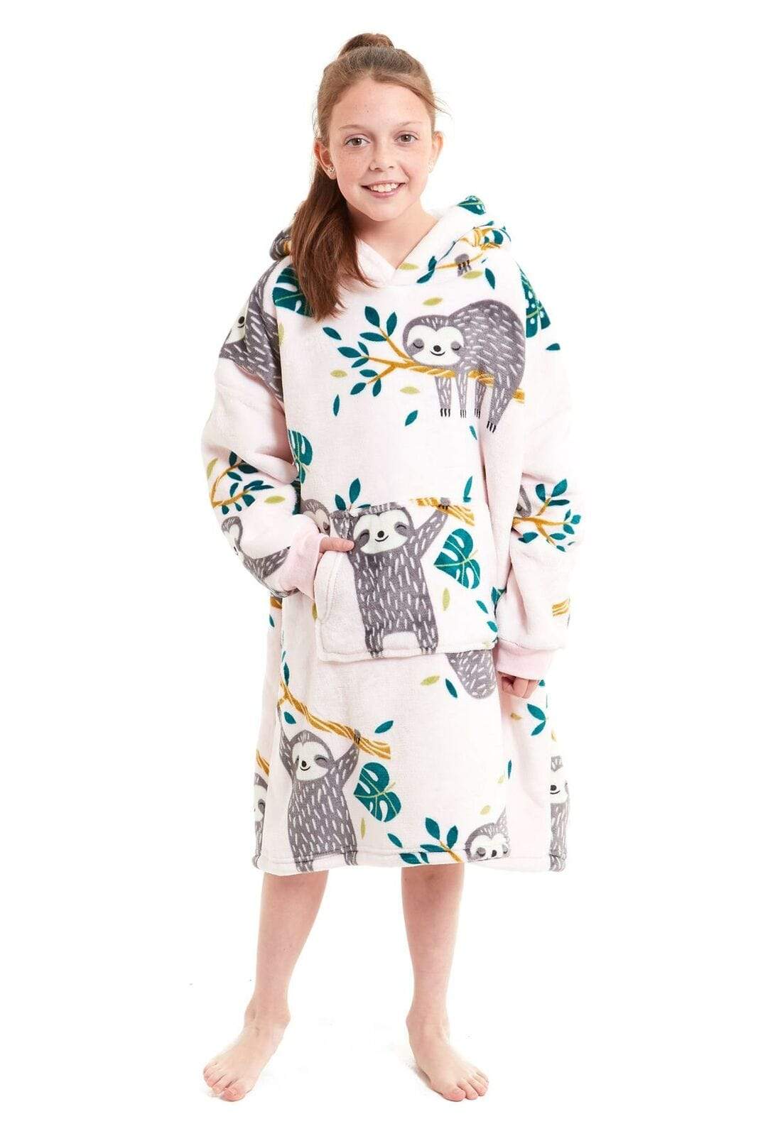 Kids Hoodie Blanket - Oversized Sherpa Fleece Wearable Blanket | OLIVIA ROCCO