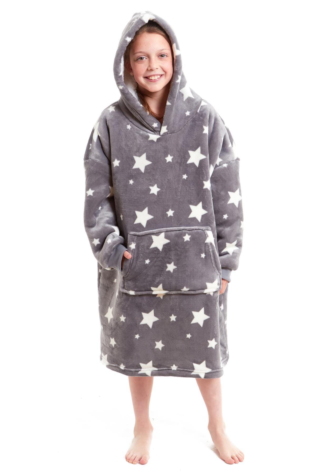 Kids Hoodie Blanket - Oversized Sherpa Fleece Wearable Blanket | OLIVIA ROCCO