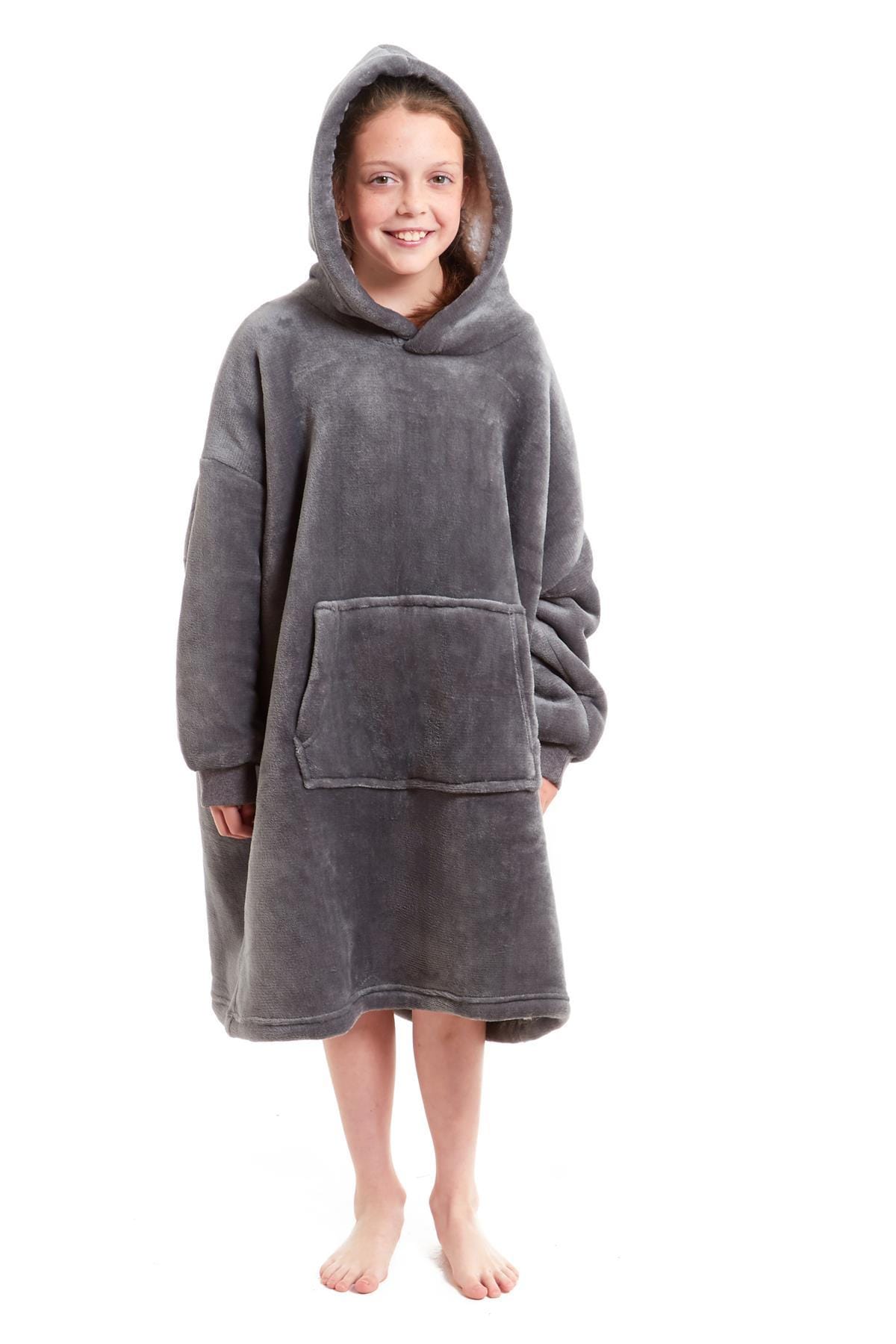 Kids Hoodie Blanket - Oversized Sherpa Fleece Wearable Blanket | OLIVIA ROCCO