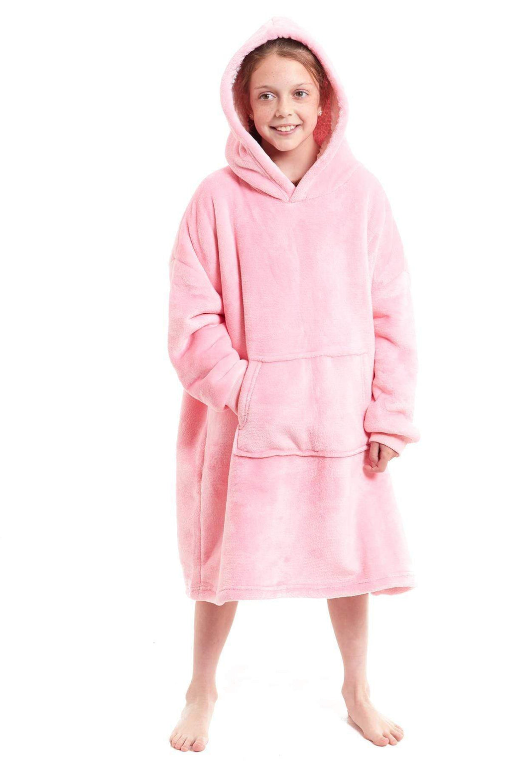 Kids Hoodie Blanket - Oversized Sherpa Fleece Wearable Blanket | OLIVIA ROCCO