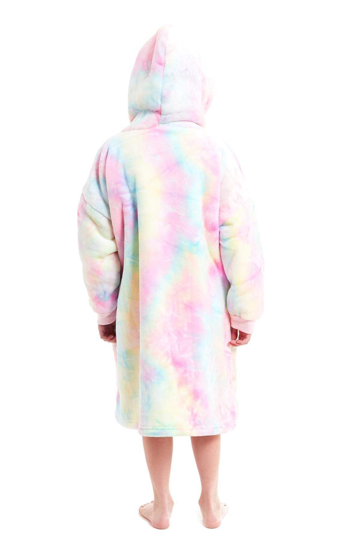 Kids Hoodie Blanket - Oversized Sherpa Fleece Wearable Blanket | OLIVIA ROCCO