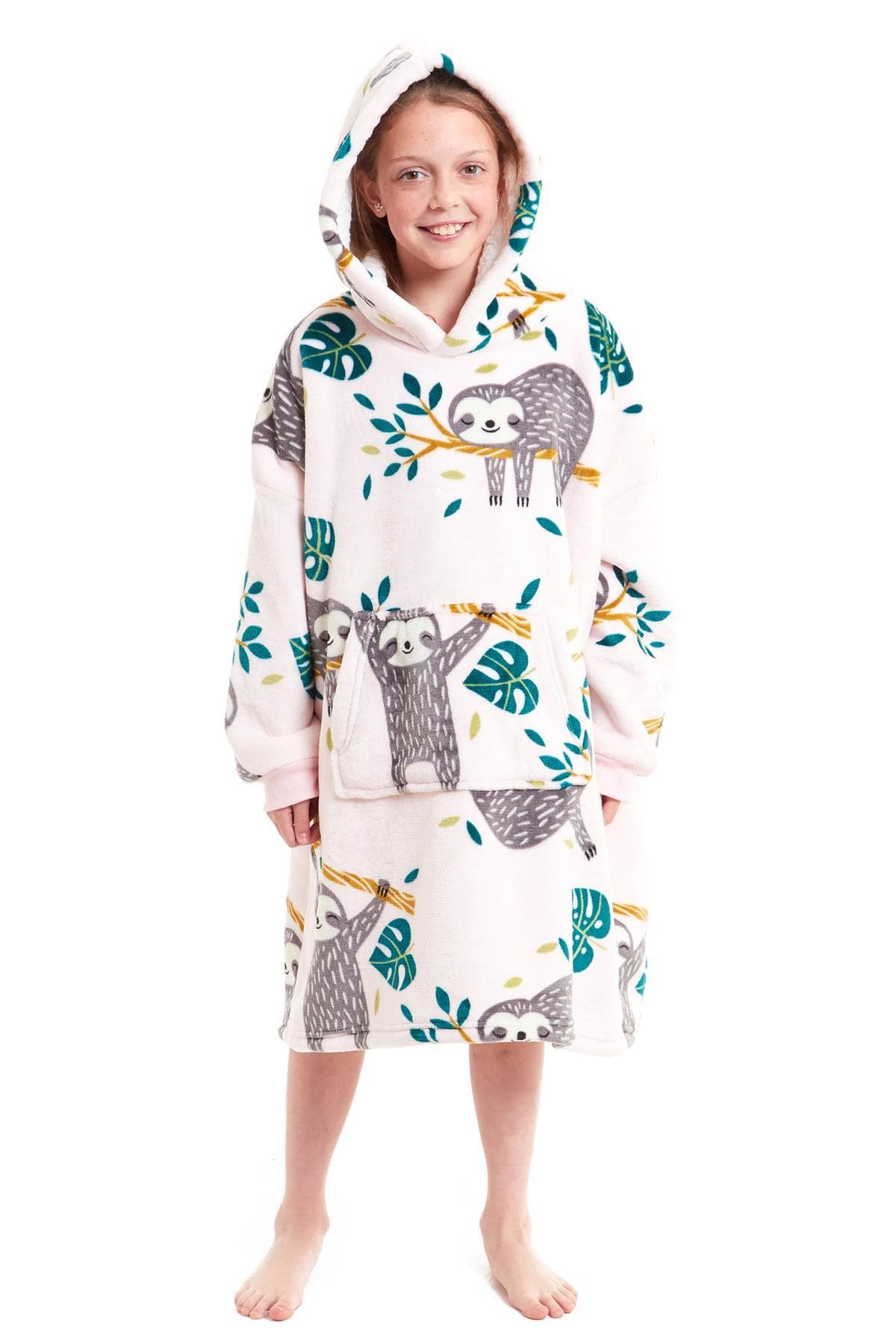 Kids Hoodie Blanket - Oversized Sherpa Fleece Wearable Blanket | OLIVIA ROCCO