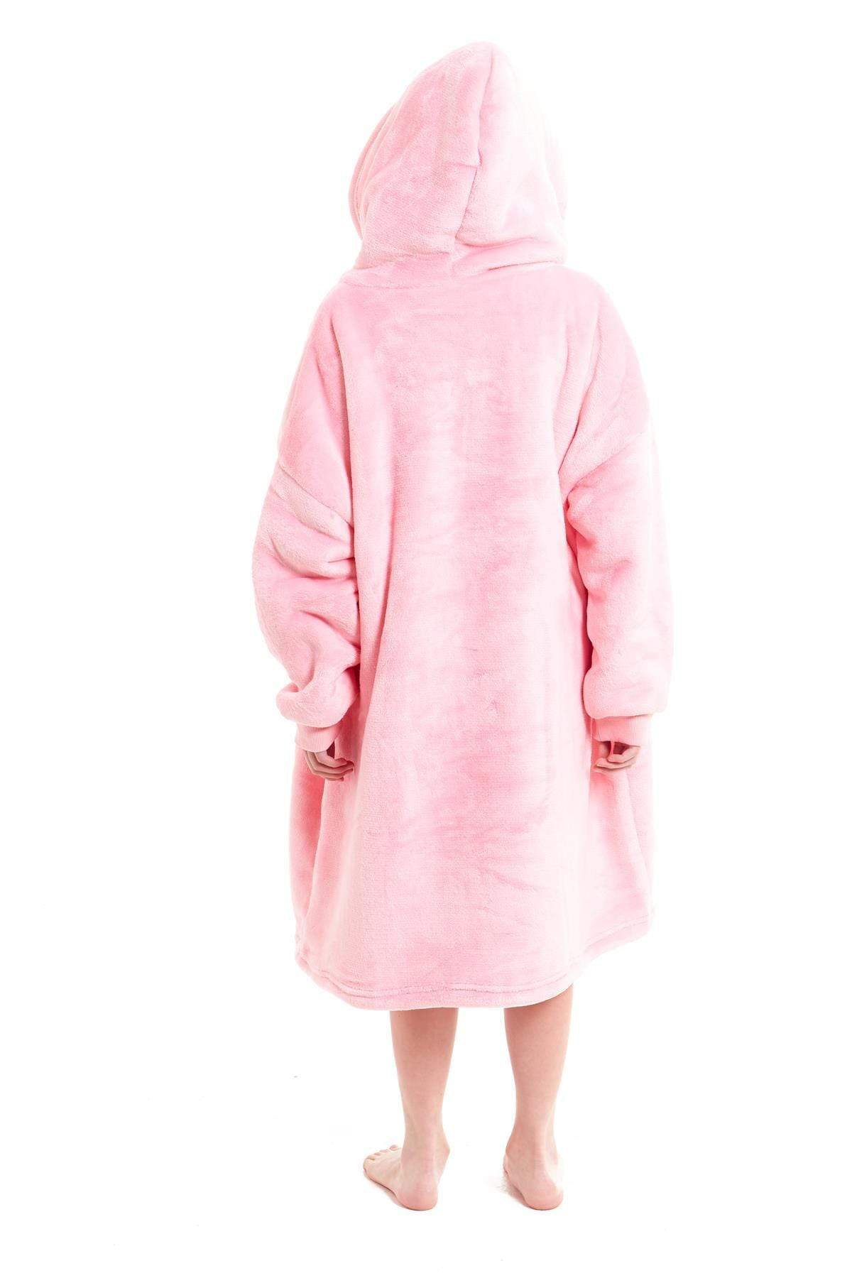 Kids Hoodie Blanket - Oversized Sherpa Fleece Wearable Blanket | OLIVIA ROCCO