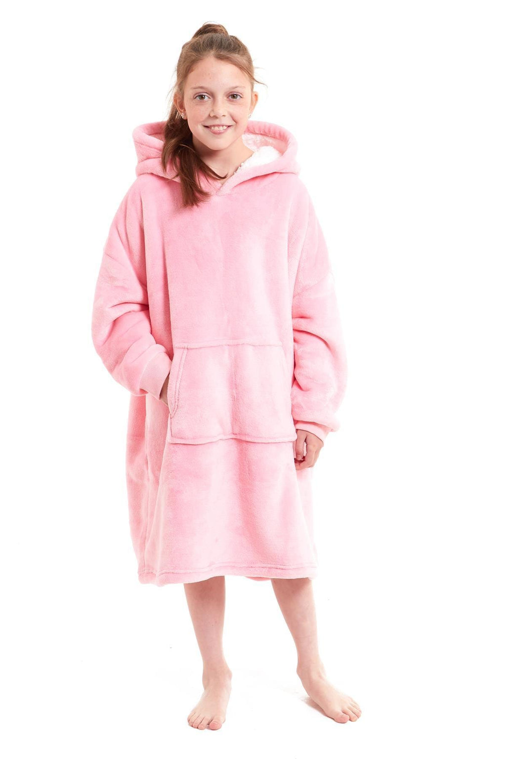 Kids Hoodie Blanket - Oversized Sherpa Fleece Wearable Blanket | OLIVIA ROCCO