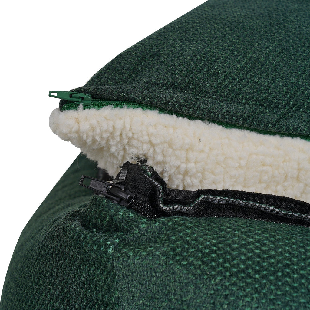 The Richmond - Luxury Green Bolster Dog Bed