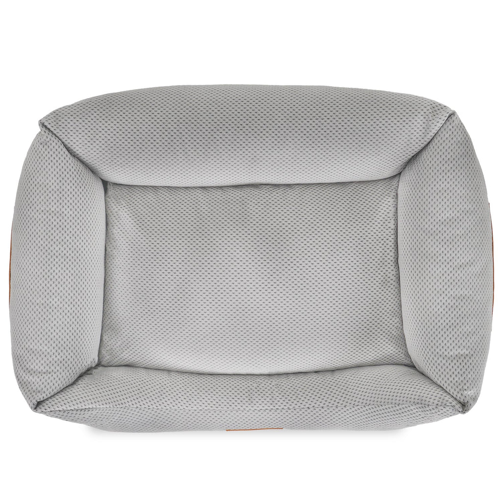 The Highclere - Luxury Memory Foam Bolster Dog Bed
