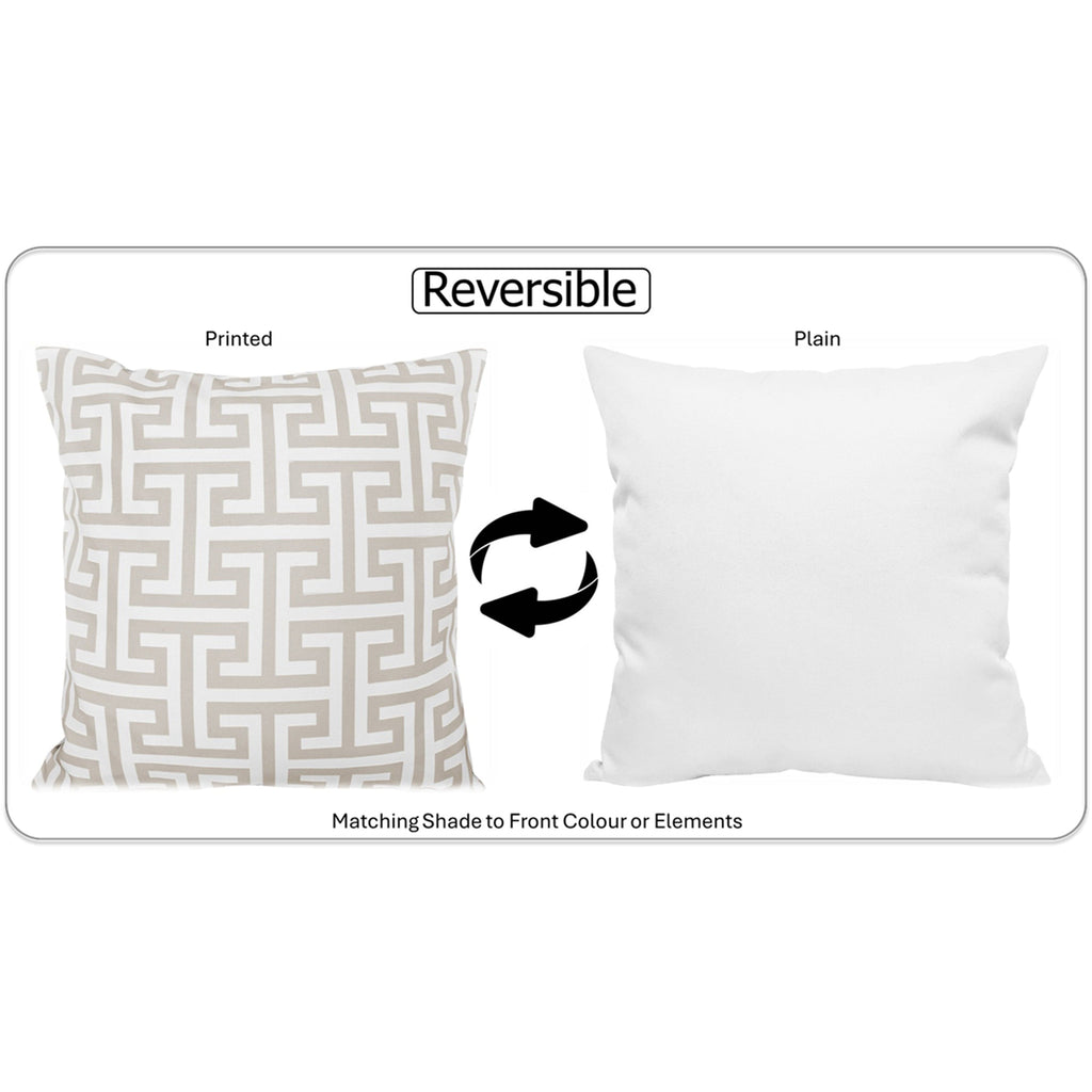 Milano Waterproof Cushion Covers 43x43cm Outdoor And Indoor