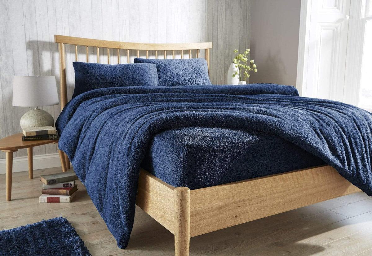 Teddy Fleece Extra Deep Fitted Sheet Plush Winter Bedding