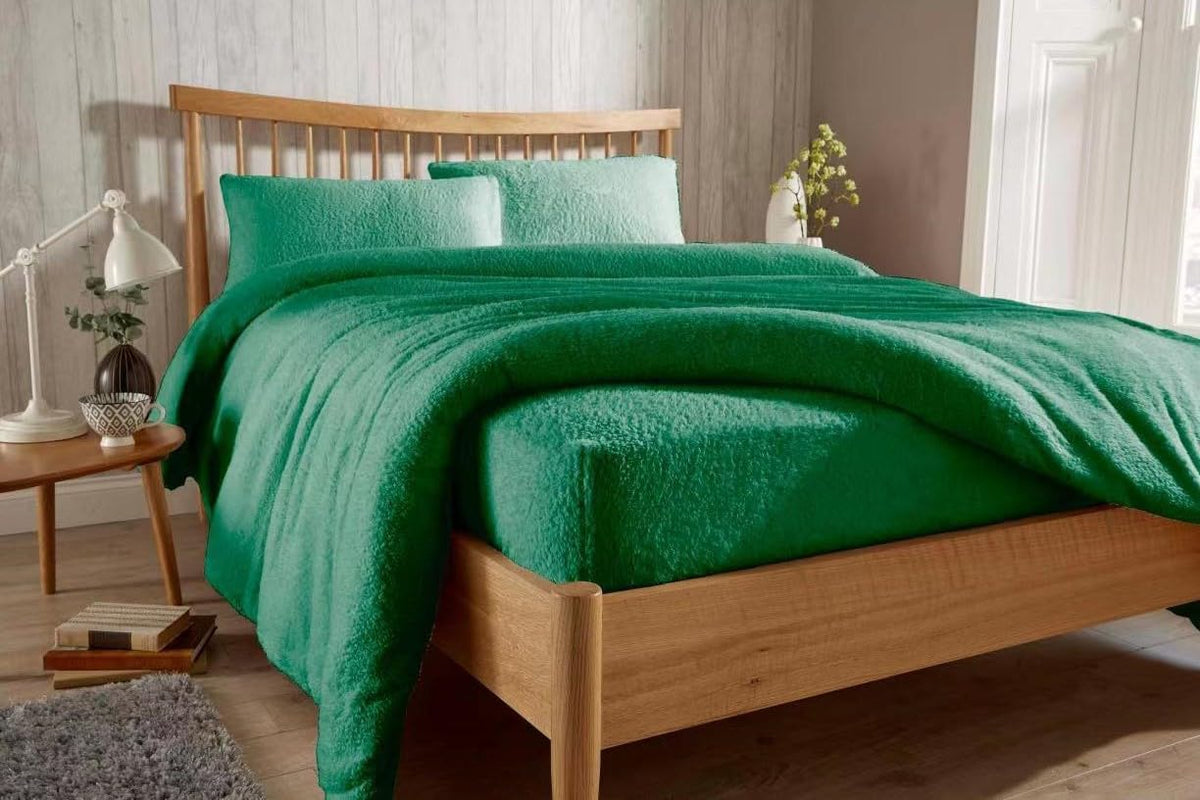 Teddy Fleece Extra Deep Fitted Sheet Plush Winter Bedding