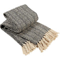 OLIVIA ROCCO Cotton Throw For Sofa And Bed Lightweight Super Soft Lisbon Casablanca Tangier