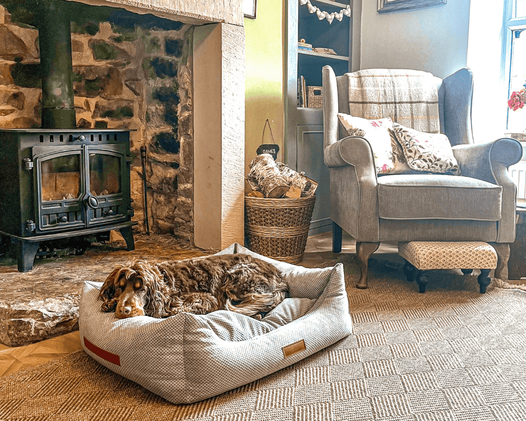 The Highclere - Luxury Memory Foam Bolster Dog Bed