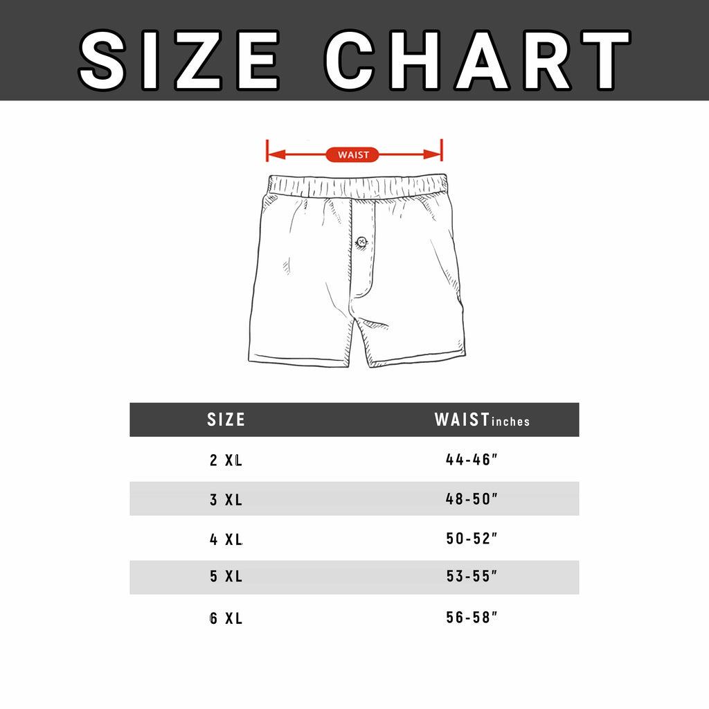 5 Pack Men's Jersey Plus Size Boxer Shorts Cotton Classic Fit Underwear