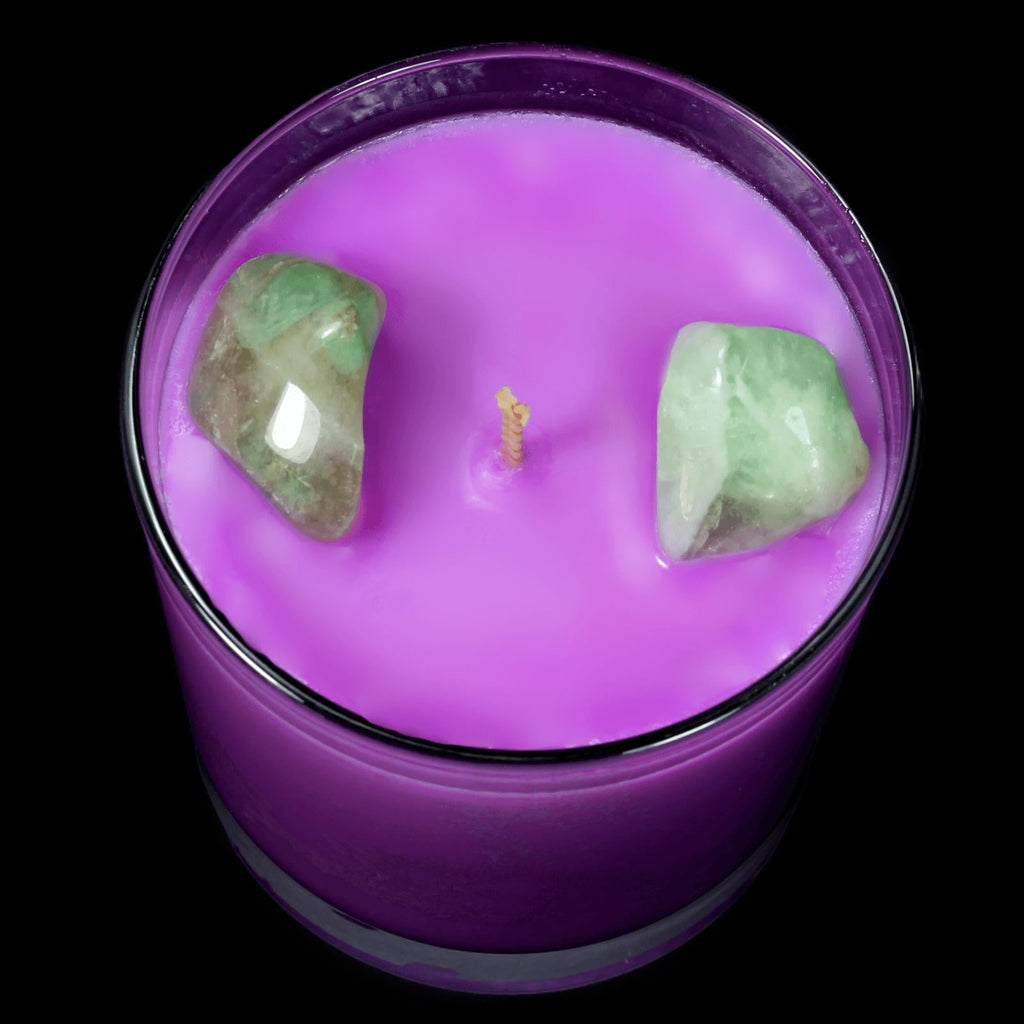 Positive Energy - Crystal Infused Scented Candle