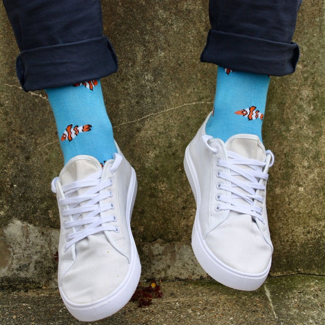 Clown Fish Matching Bamboo Socks (Adult & Child)