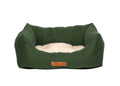 The Richmond - Luxury Green Bolster Dog Bed
