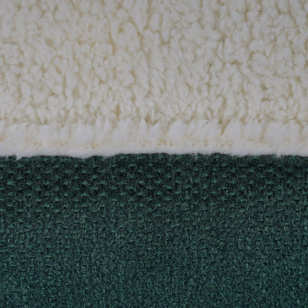 The Richmond - Luxury Green Flat Pillow Dog Bed
