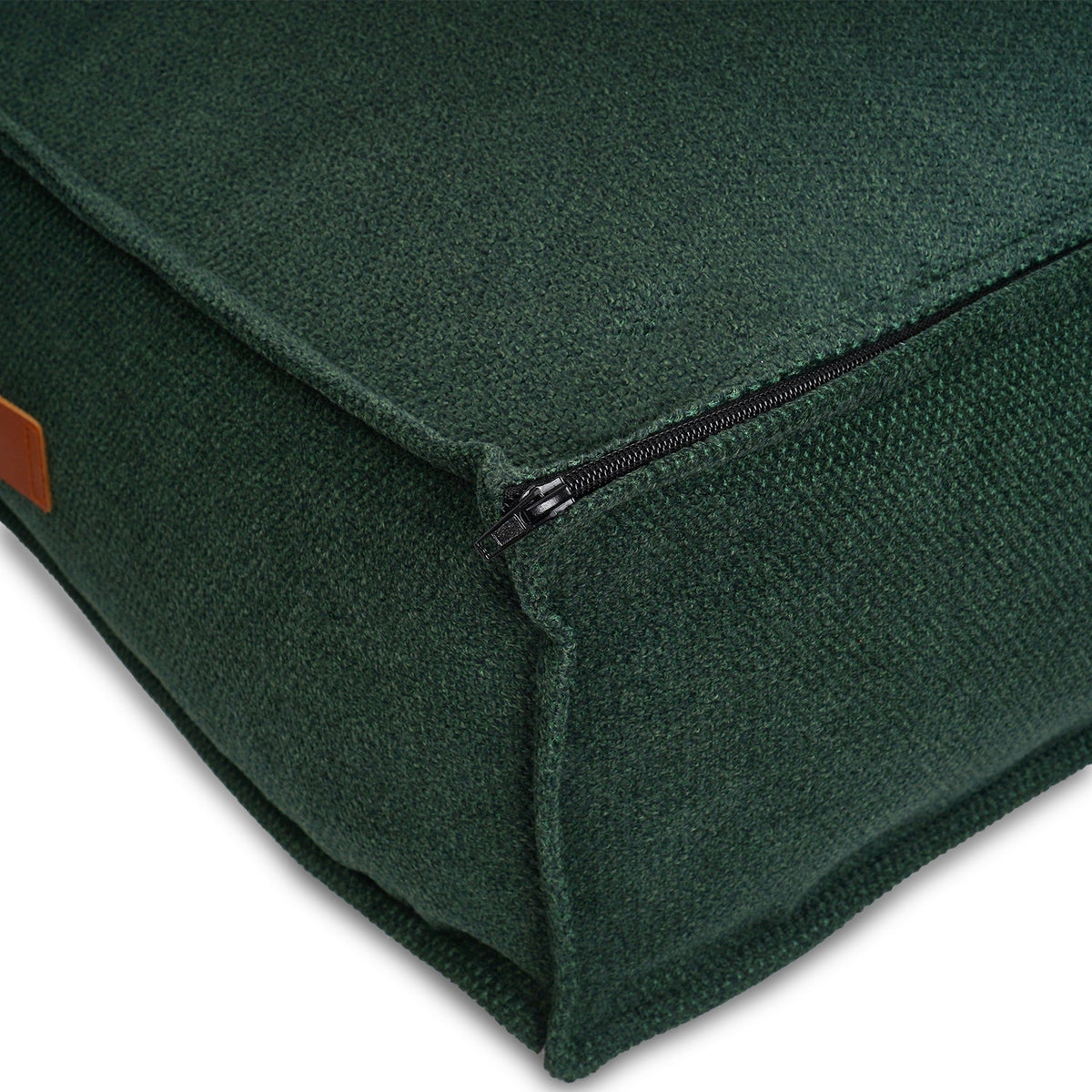 The Richmond - Luxury Green Flat Pillow Dog Bed