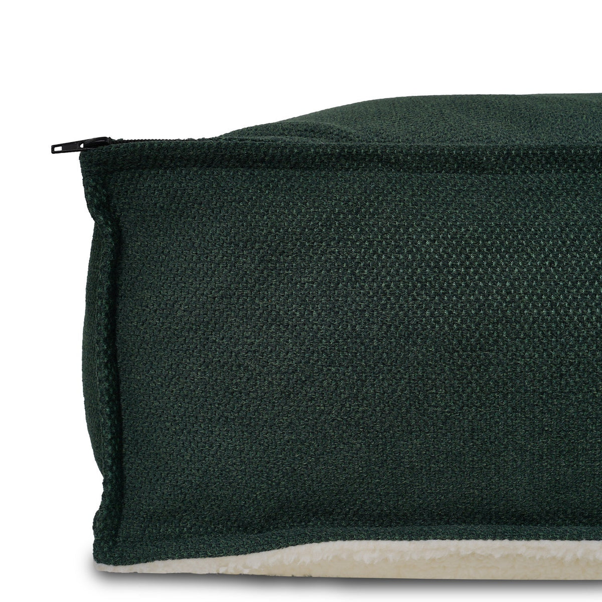 The Richmond - Luxury Green Flat Pillow Dog Bed