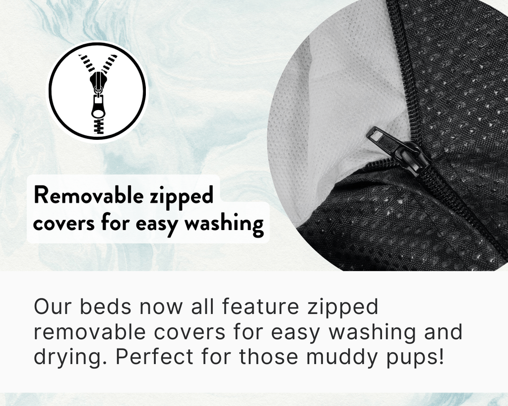 The Balmoral - Luxury Herringbone Flat Pillow Dog Bed